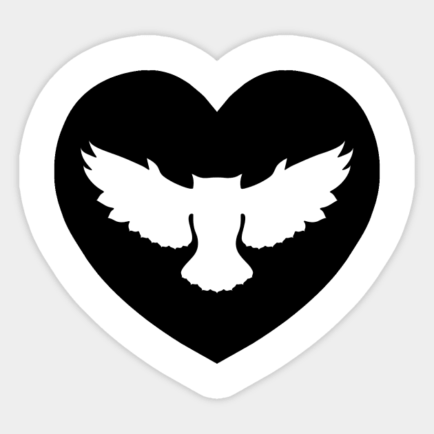 Owl Love | I Heart... Sticker by gillianembers